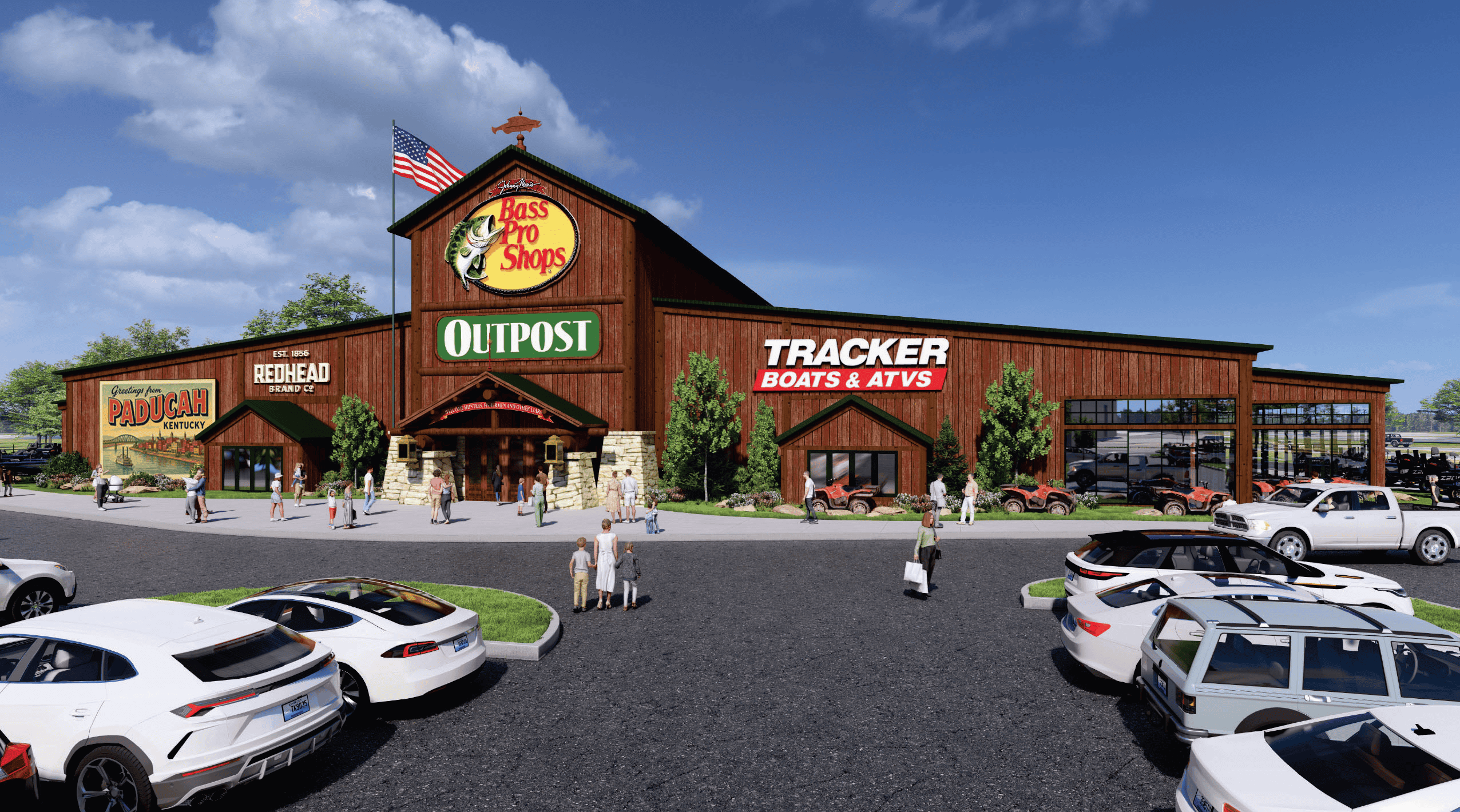 Bass Pro Shops Paducah rendering